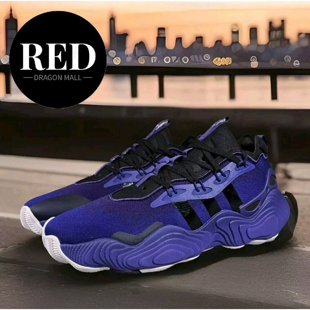 Adidas SM Trae Young 3 Purple/Black - ID5931 Basketball Shoes - Men's Size 12